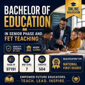 Bachelor of Education in Senior Phase and FET Teaching