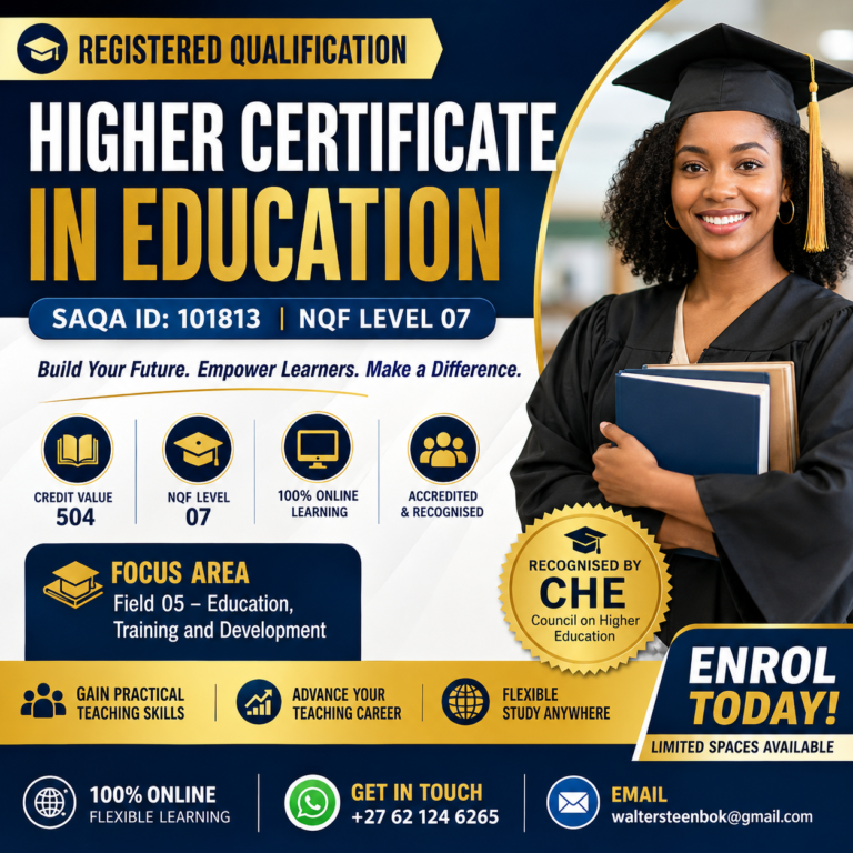 Higher Certificate in Education